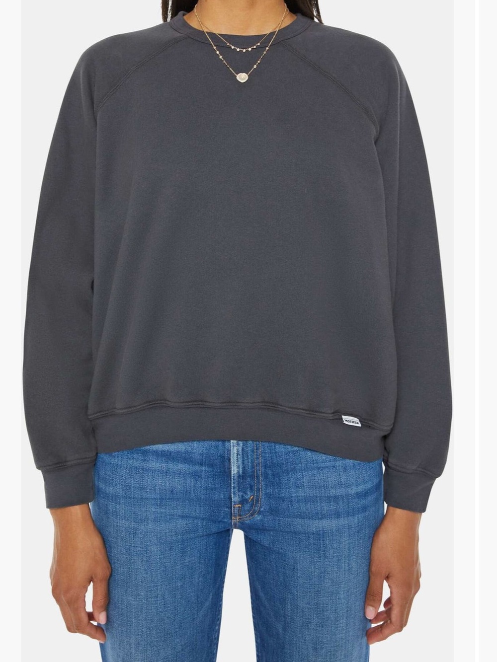 MOTHER The Biggie Cotton Sweatshirt